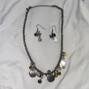 necklace and earrings set